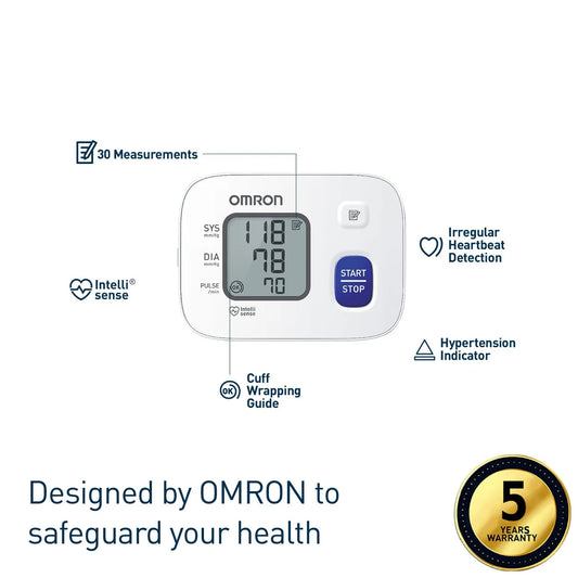 OMRON Wrist Blood Pressure Monitor HEM-6161