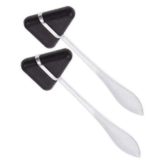 Close-up of a neurohammer used for reflex testing