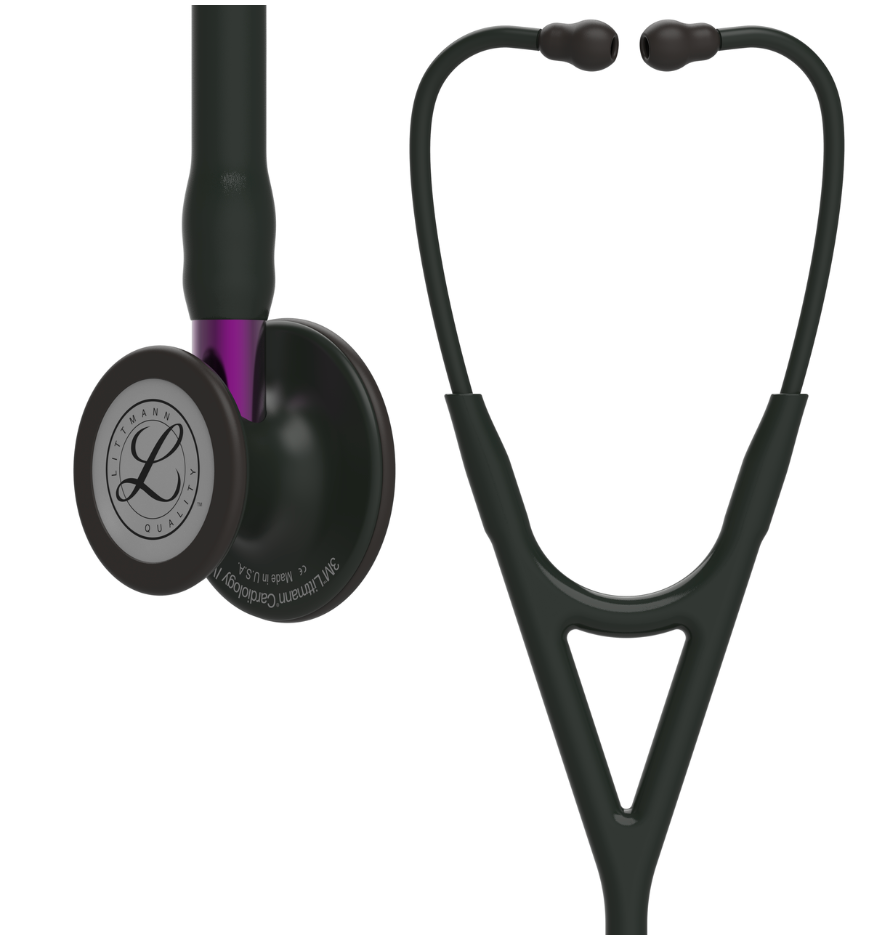 Littmann Cardiology IV Stethoscope in Black/Violet