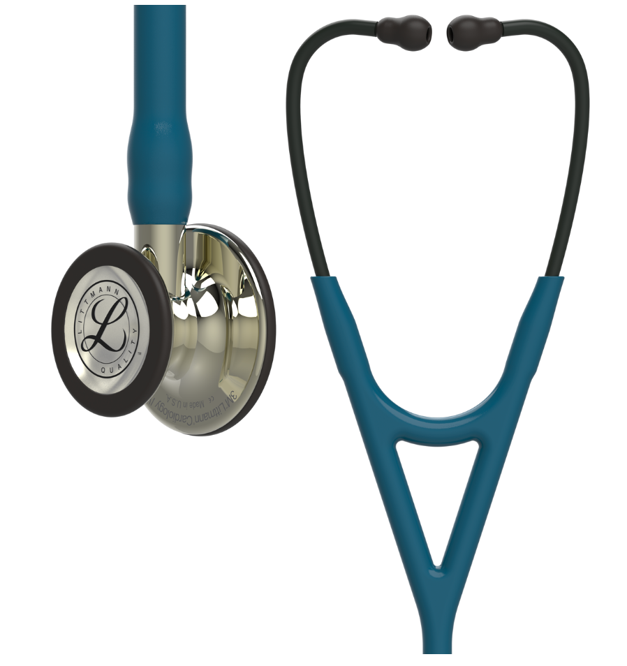 Littmann Cardiology IV Stethoscope in CaribbeanBlue/Champagne