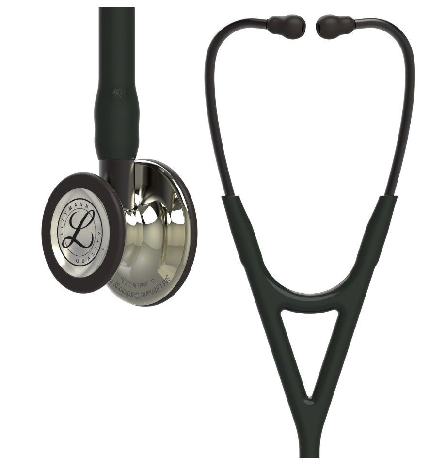 Littmann Cardiology IV Stethoscope in Black/Smoke/Champagne - #6179