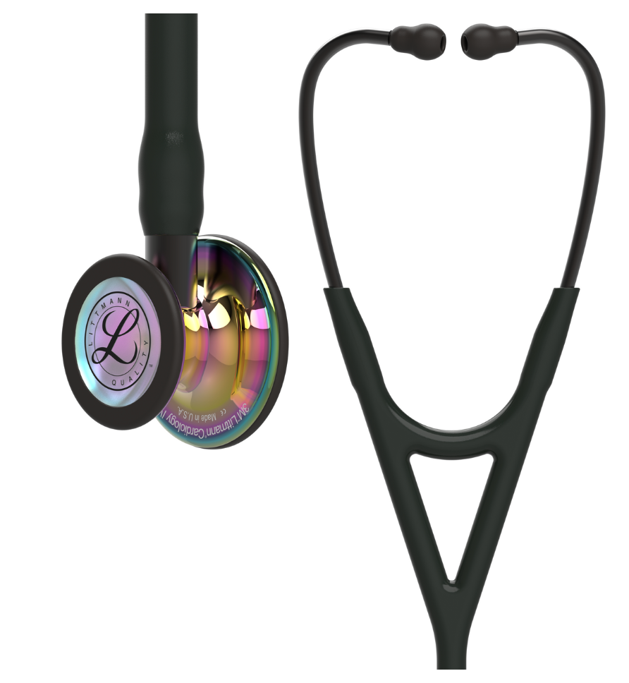 Littmann Cardiology IV Stethoscope in Black Rainbow #6240
