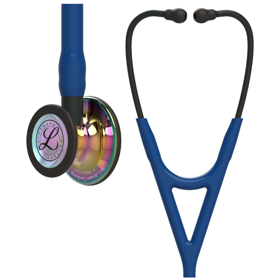 Littmann Cardiology IV Stethoscope in Navy/Rainbow - #6242