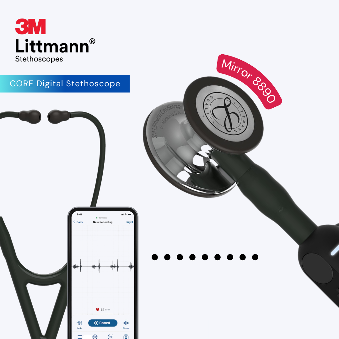 Littmann CORE Digital Stethoscope in Mirror