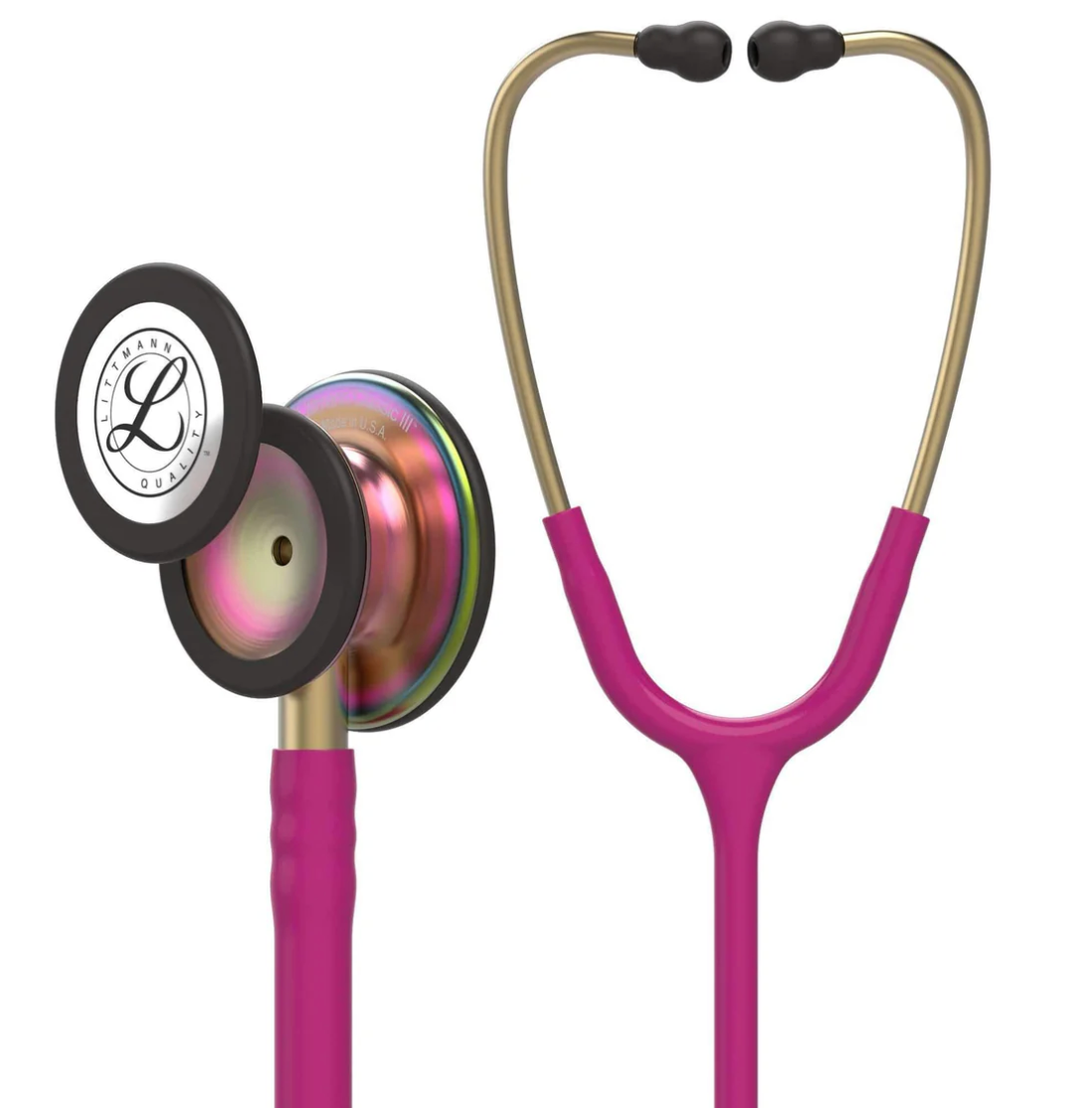 Littmann Classic III Stethoscope in Raspberry Rainbow - #5806
