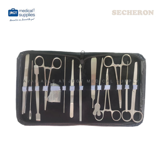 Secheron 14-Piece Dissecting Set – Stainless Steel Tools for Precision in Biology & Lab Studies