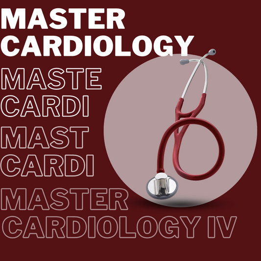 Littmann Master Cardiology Stethoscope in Black Brass, Black Smoke, Black Edition, Black, Plum, Burgundy, and Navy