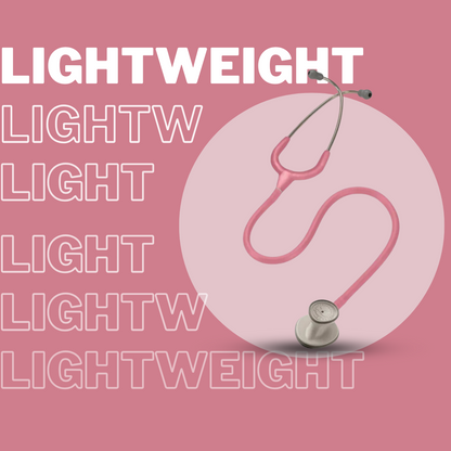 Littmann Lightweight S.E. II Stethoscope in Black, Burgundy, Caribbean Blue, Ceil Blue, and Pearl Pink