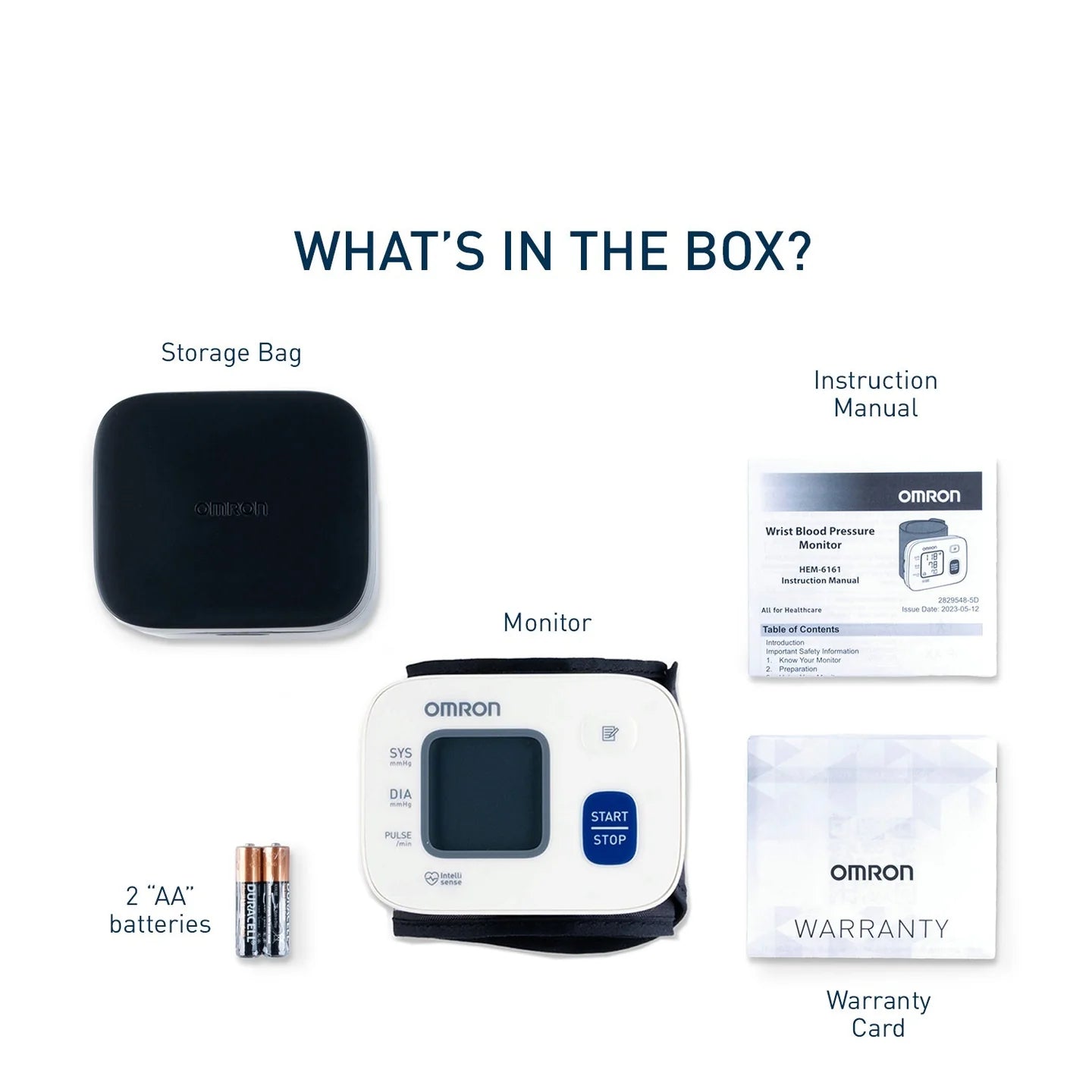 OMRON Wrist Blood Pressure Monitor HEM-6161