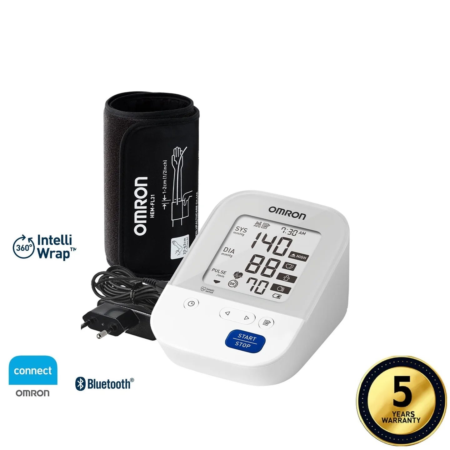 OMRON Upper Arm Blood Pressure Monitor HEM-7156T-A