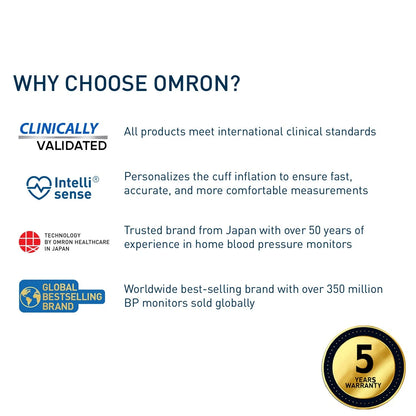 OMRON Upper Arm Blood Pressure Monitor HEM-7156T-A
