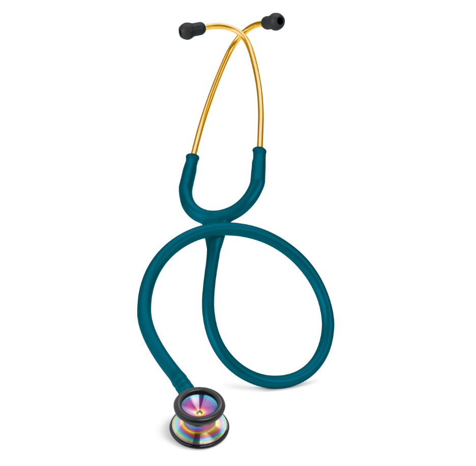 Littmann Pediatric Stethoscope in Rainbow/Caribbean Blue