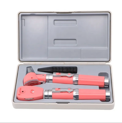 Ophthalmoscope and Otoscope Set in Pearl Pink
