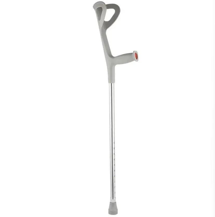 Aluminum alloy arm crutch with ergonomic grip for comfort