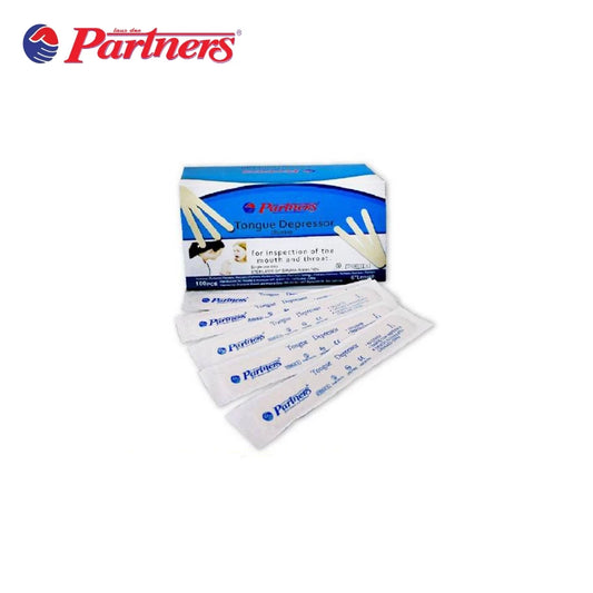 Partners Tongue Depressor Sterile - 100 pcs