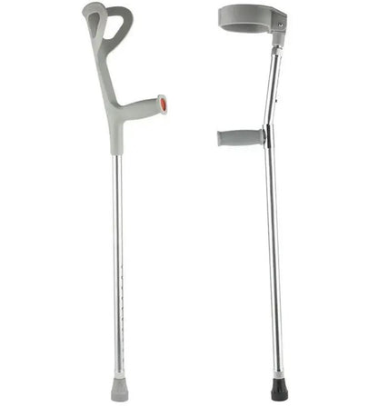 Aluminum alloy arm crutch with ergonomic grip for comfort