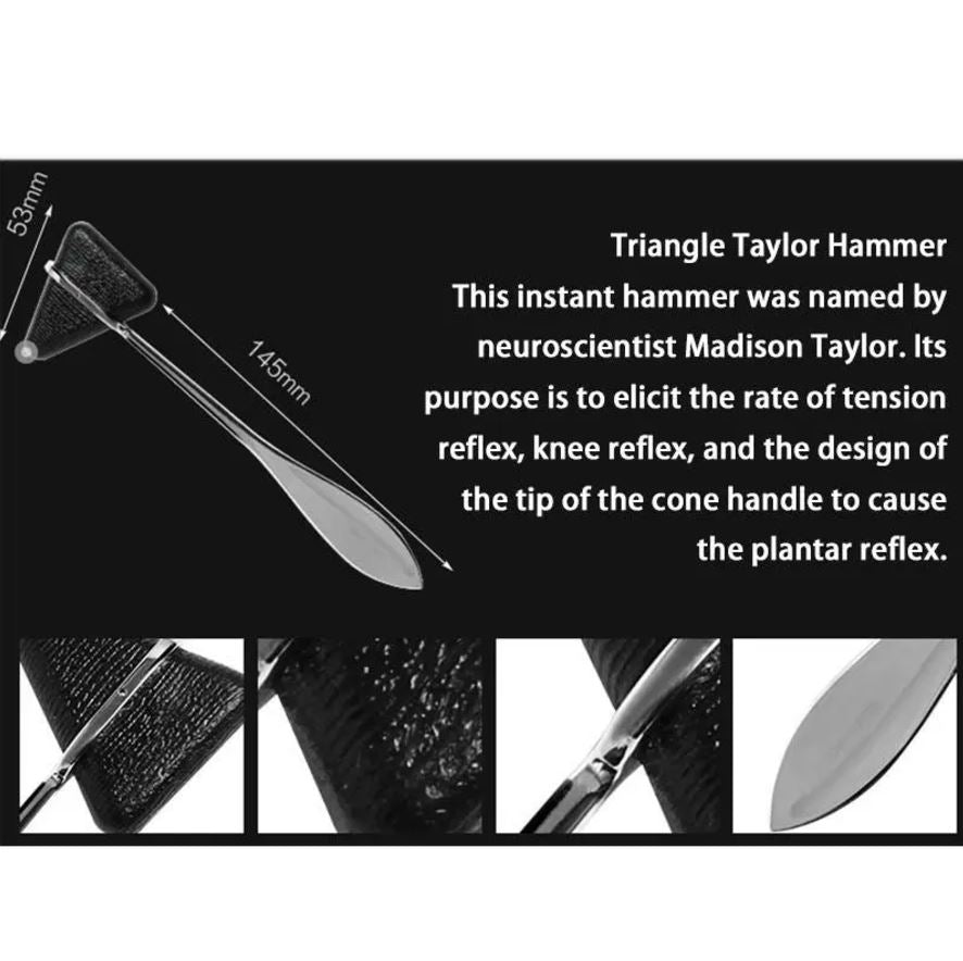 Durable and ergonomic reflex hammer for medical use